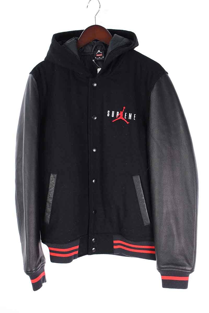 シュプリーム Supreme ナイキ Nike Hooded Varsity Jacket Jordanフーデッドバーシティースタジャンジャケット の買取実績 ブランド買取のリンカン Rinkan