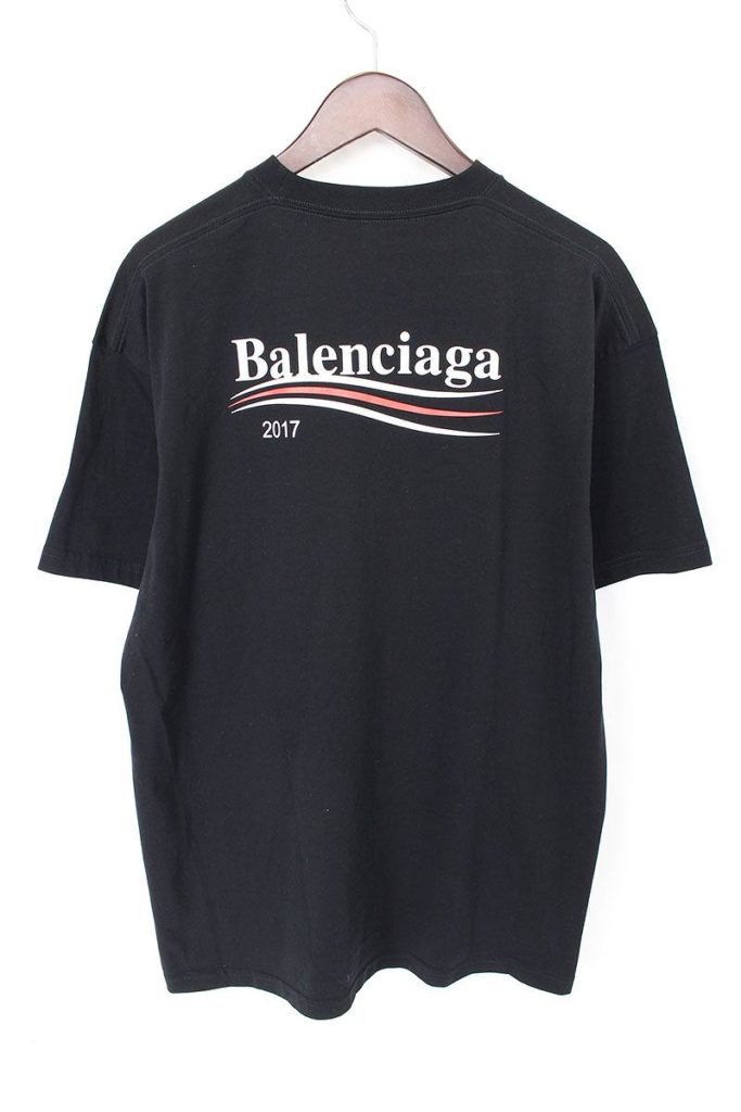 ■BALENCIAGA バレンシアガ　バックロゴプリント Tシャツ