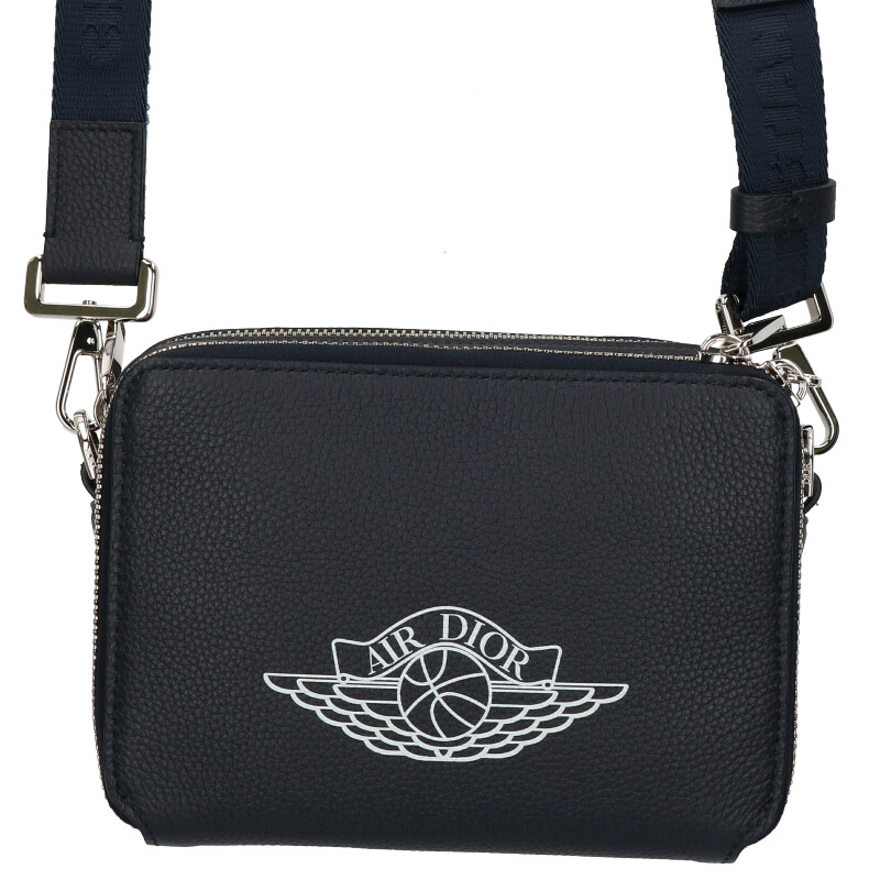 ディオール DIOR × ナイキ NIKE AIR DIOR Zipped Compact Shoulder Bag ...