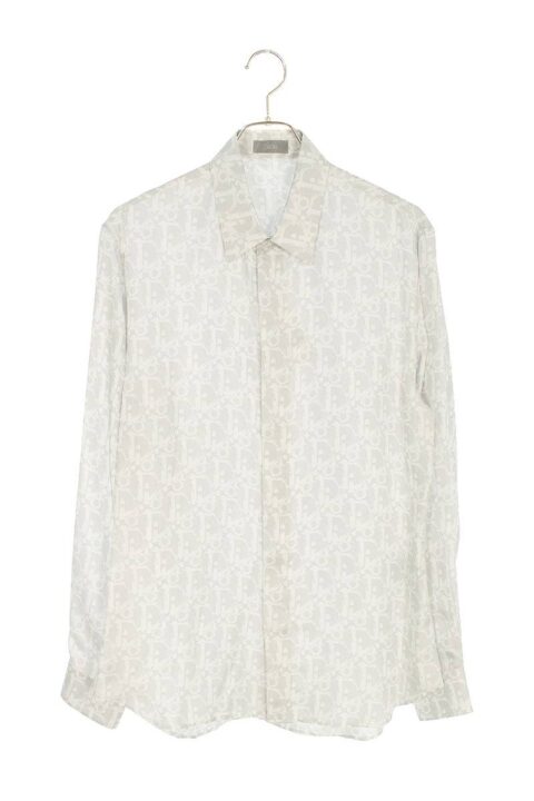 Dior ディオール　シャツ　オブリーク　白　ホワイト　長袖