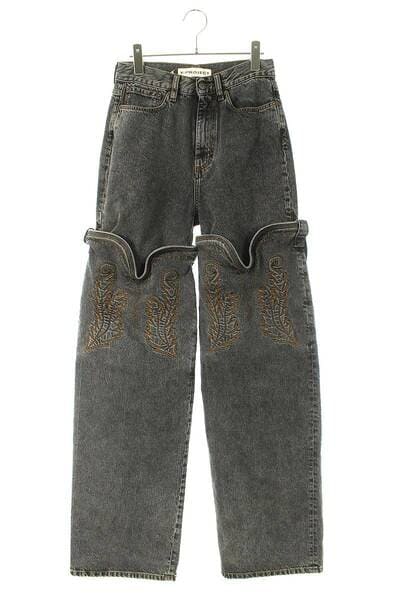 ウエスタンディティールデニムパンツ Cowboy High Cuff Jean