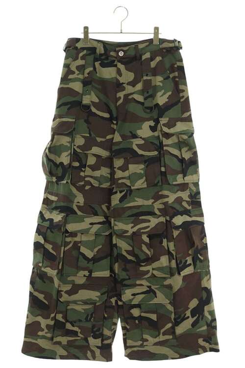 ヴェトモン VETEMENTS UE64PA131Z/CAMO MULTIPOCKET CARGO PANTS  迷彩カモフラマルチポケットカーゴロングパンツ